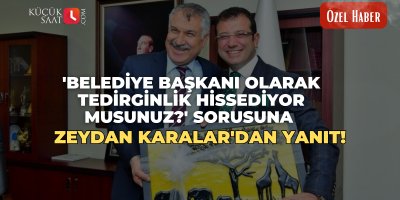 'Belediye başkanı olarak tedirginlik hissediyor musunuz?' sorusuna Zeydan Karalar'dan yanıt!