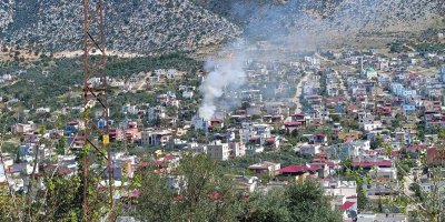 Kozan'da yangın: İki ev kullanılamaz hale geldi