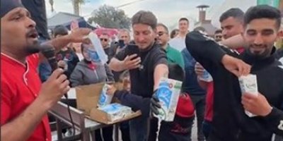 Karnavalda Hindistan sokak lezzetlerini andıran fenomen dönercinin standı kaldırıldı