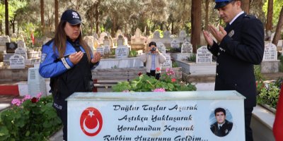 Polis Merve 8 yıldır şehit babasının yolunda ilerliyor