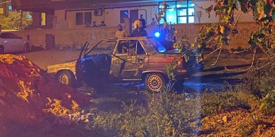 Otomobilin LPG tankı bomba gibi patladı