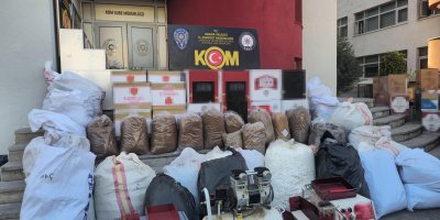 Adana'da 653 kilogram kaçak tütün ele geçirildi: 4 kişigözaltına alındı