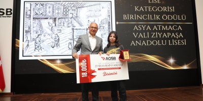 AOSB'nin geleneksel resim yarışmasında ödüller sahiplerini buldu