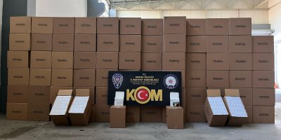 Adana’da 5 milyon TL değerinde kaçak makaron ele geçirildi