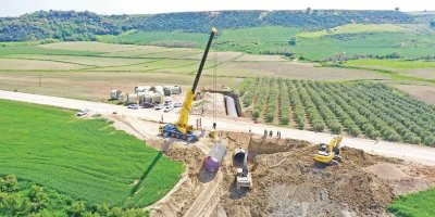 İmamoğlu Sulama Projesi’nin yüzde 55’i tamamlandı