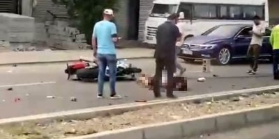 Motosiklet kazasında ağır yaralanan bir kişi hayatını kaybetti