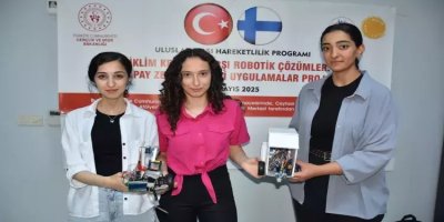 Adana’da okul bahçesinde icat ettiler