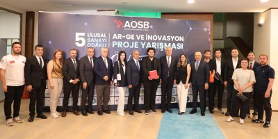 AOSB 5. Ulusal Ar-Ge ve İnovasyon Yarışmasının ödülleri sahiplerini buldu