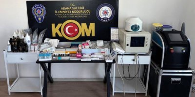 Adana'da kaçak klinik operasyonu
