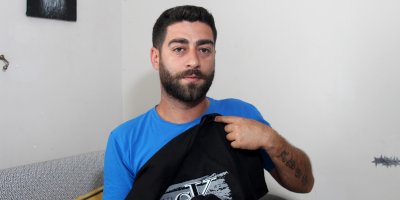 Bayramlaşmaya gitti, karnına yorgun mermi isabet etti
