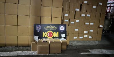 Adana'da 13 milyon liralık makaron ele geçirildi