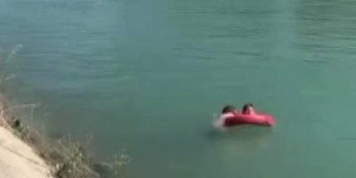 Yeğenini kurtardı, kendi boğularak can verdi