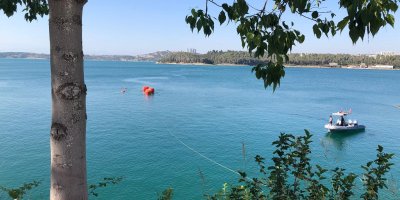 Seyhan Baraj Gölü'ne düşen yangın söndürme uçağının enkazı çıkartıldı