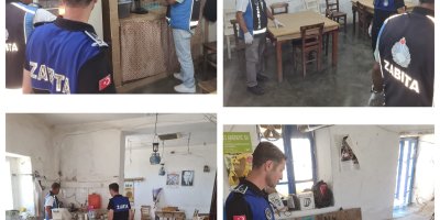 Yumurtalık'ta bakkal, kıraathane ve berberlerde hijyen denetimi devam ediyor!