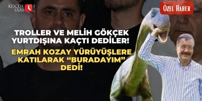Troller ve Melih Gökçek yurtdışına kaçtı dediler! Emrah Kozay yürüyüşlere katılarak “Buradayım” dedi!