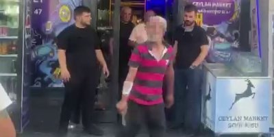 Elinde bıçakla rahatsızlık veren şahıs, etkisiz hale getirildi