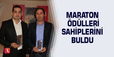 Maraton ödülleri sahiplerini buldu