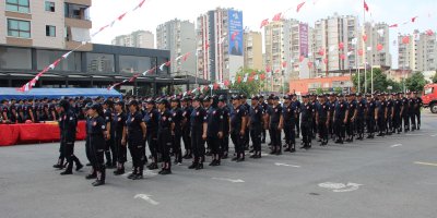 Adana'da yeni itfaiye erleri göreve başladı!