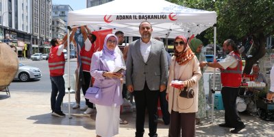 Adana'da fidan seferberliği! Yeniden Refah Partisi'nden anlamlı etkinlik!