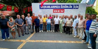 Adalet Nöbeti’ne Muhtarlar Derneği’nden destek 