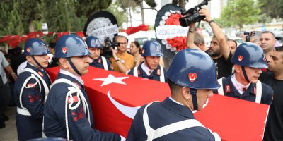 Şehit Jandarma Uzman Çavuş Yıldırım, Adana'da son yolculuğuna uğurlandı