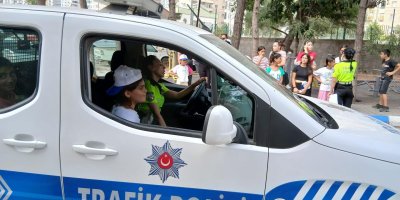 Çocuklara trafik bilinci aşılanıyor 