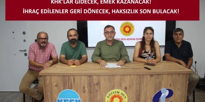 Cudi İmrek: ''KHK’lar gidecek, halkın yanında olanlar geri dönecek, haksızlık son bulacak!''