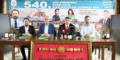 540. Kızıldağ Karakucak Güreşleri, uluslararası kimliğiyle tanıtıldı