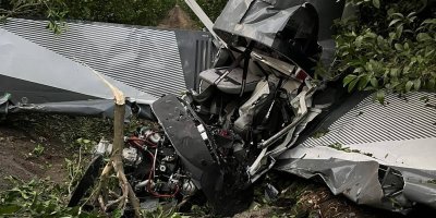 Adana'da düşen eğitim uçağının enkazında inceleme yapıldı