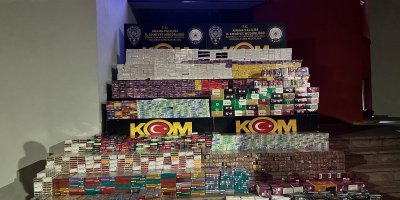 Saman yüklü tırdan 3 milyon TL'lik gümrük kaçağı sigara çıktı