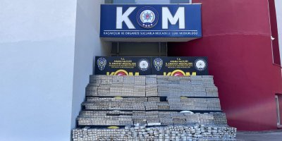 Adana’da 18 bin 700 paket kaçak sigara ele geçirildi