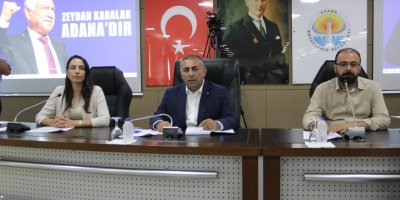 Adana Büyükşehir Belediyesi, Ağustos’un ilk meclis oturumunu yaptı