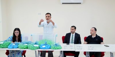 Çocuklar noter huzurunda kura ile belirlendi