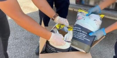 Jandarma 7 bin 500 kilo kaçak tütün ele geçirdi
