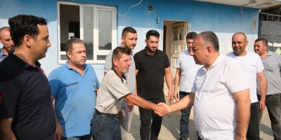 Güngör Geçer, Kozan ve çevresinde ziyaretler, incelemeler ve denetlemeler gerçekleştirdi.