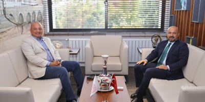 Nacar ve rektör Koç işbirliği konuştu