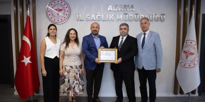 Halil Nacar’dan teşekkür belgesi