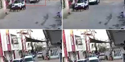 Adana'da 17 gün önce yaşanan olayın görüntüleri ortaya çıktı: Şüpheliler polisten kaçarken çocuğa çarpmış