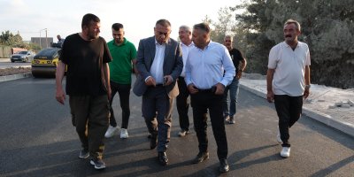 Buruk TOKİ’de, asfalt yenileme çalışması