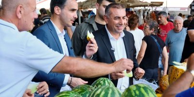 Başkan Vekili Güngör Geçer, pazarın nabzını tuttu