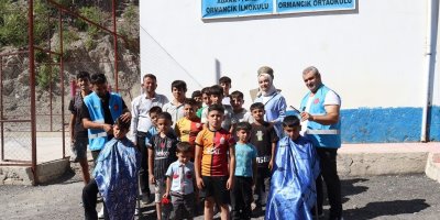 Feke Belediyesinden öğrencilere ücretsiz saç bakımı