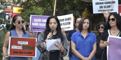 Adana Kadın Platformu, Filistin’deki katliama karşı ses yükseltti