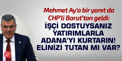 "Adana'yı kurtarın! Elinizi tutan mı var?"