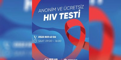 Adana'da bir ilk: Seyhan Belediyesi'nden ücretsiz ve gizli test merkezi