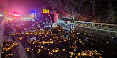 Otoyolda zincirleme kaza meydana geldi