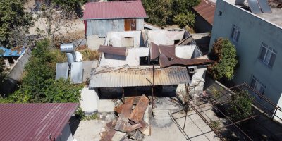 Yangında çocukları kurtardılar, 37 yıllık emek kül oldu