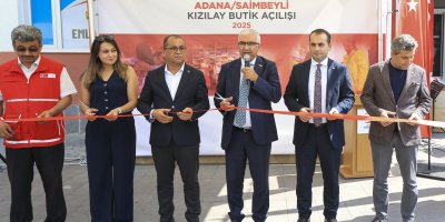 Saimbeyli'de 'Kızılay Butik' açıldı