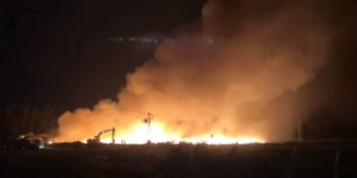 Adana’da geri dönüşüm fabrikasındaki yangın 14 saattir devam ediyor