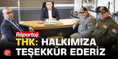 THK: Halkımıza teşekkür ederiz