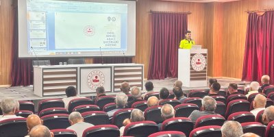 Okul servisi sürücülerine, "Güvenli Sürüş ve Sorumluluk Eğitimi" verildi